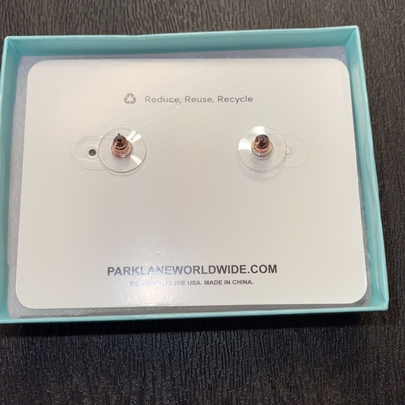 Park Lane Rose Gold Stud Earrings - Picture 2 of 2